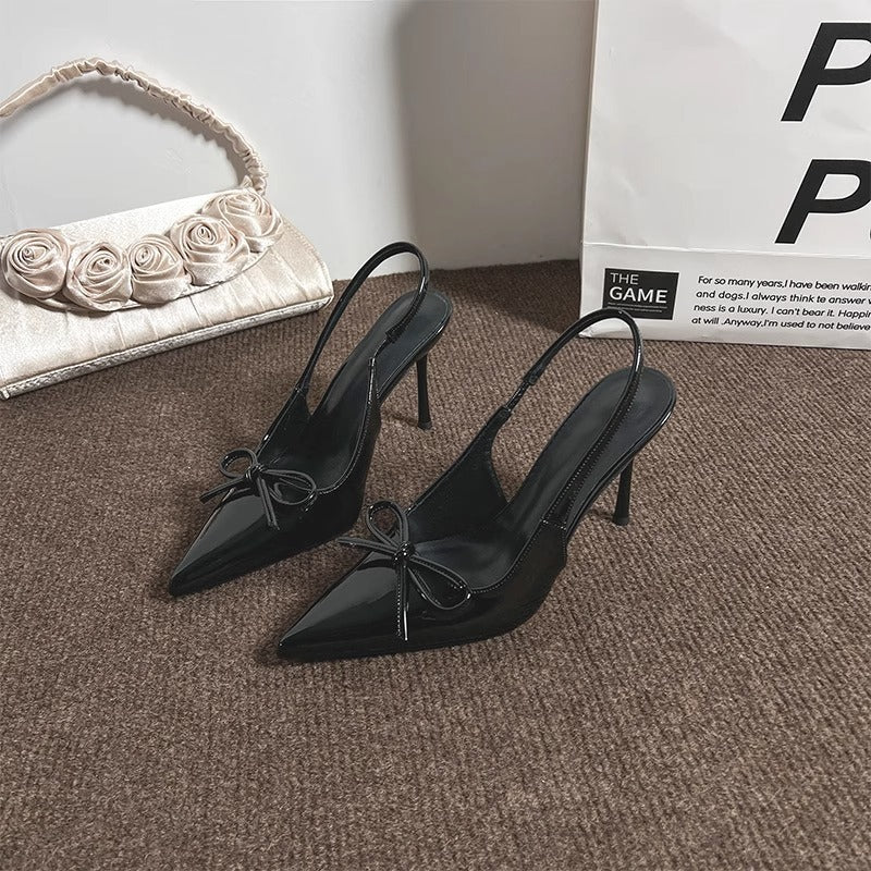 Damen Sling-Pumps mit eleganter Schleife R&B