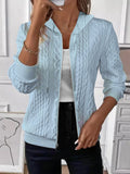 Damen Strickjacke mit Kapuze