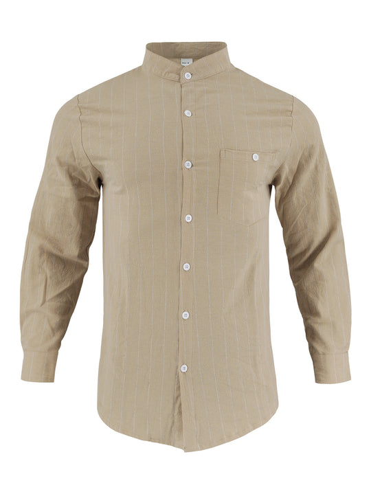 Herren Hemd mit modernem Streifenmuster R&B