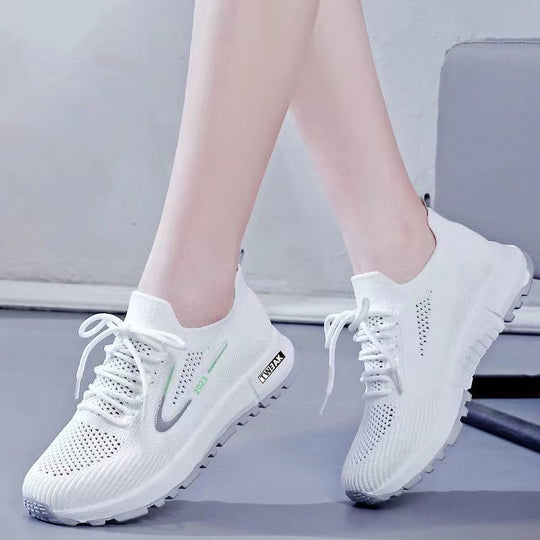 Damen Sportliche Lauf- und Sneakerschuhe mit atmungsaktivem Obermaterial R&B
