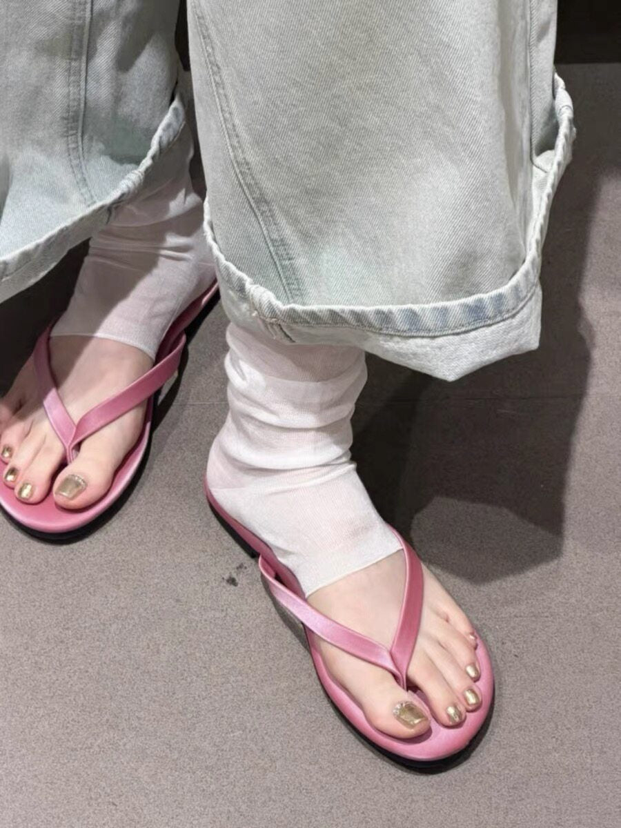 Damen Zehentrenner-Sandalen mit elegantem Riemendesign und rutschfester Sohle R&B