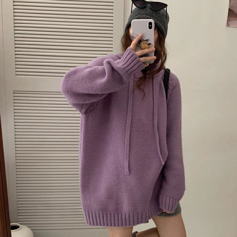 Damen Kapuzenpulli im Oversized-Design R&B