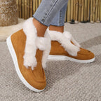 Damen Fleecegefütterte Freizeitschuhe mit bequemem Schnitt und rutschfester Sohle R&B