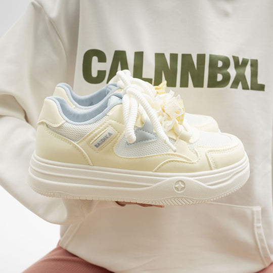 Damen Chunky Sneakers mit trendigem Design und atmungsaktiver Mesh-Oberfläche R&B
