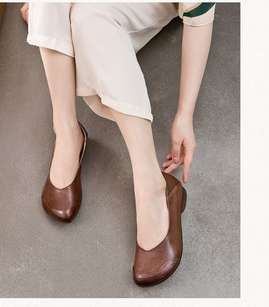Damen nan elegante Slipper-Ballerina mit ergonomischem Komfortfußbett und dezenter Ziernaht R&B