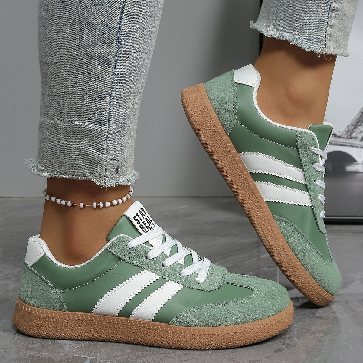 Damen Sneakers im modernen Sportdesign mit bequemer Dämpfung R&B