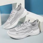 Herren nan skulpturaler Freizeit-Sneaker mit geformter Dämpfungssohle und atmungsaktiver NetzgewR&Be-Lederkombination R&B