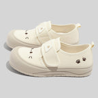 Damen Freizeitschuhe mit praktischer Klettverschlusstechnik und tierischem Motiv