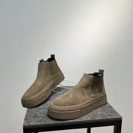 Damen hochgezogene Chelsea-Boots mit rutschfester Sohle und weichem Obermaterial R&B