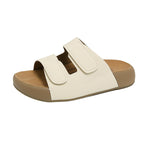 Damen Bequeme Clogs mit verstellbaren Klettverschlüssen und anatomischem Fußbett R&B