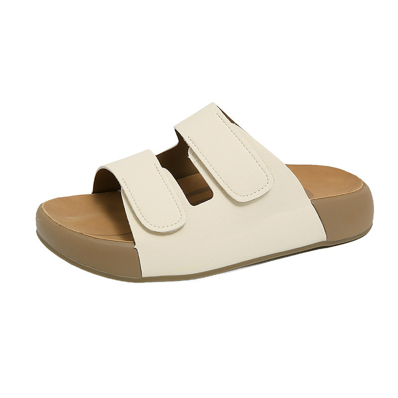 Damen Bequeme Clogs mit verstellbaren Klettverschlüssen und anatomischem Fußbett R&B