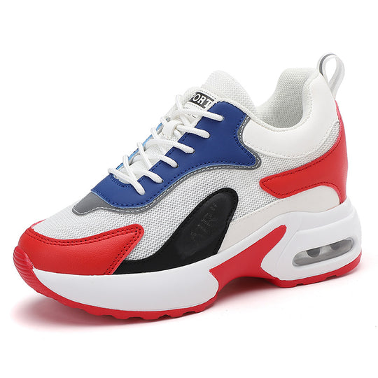 Damen Sportliche Sneakers mit dämpfendem Luftkissen und atmungsaktivem Mesh R&B