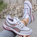Damen Komfortable und atmungsaktive Sneakers mit elastischem Einstieg und flexibler Sohle R&B