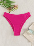 Damen Bikinislip mit modernem Rippendesign R&B