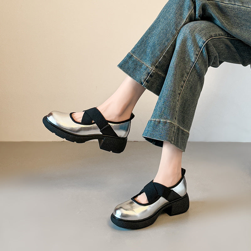Damen Komfortable Slipper mit elastischem Riemen R&B