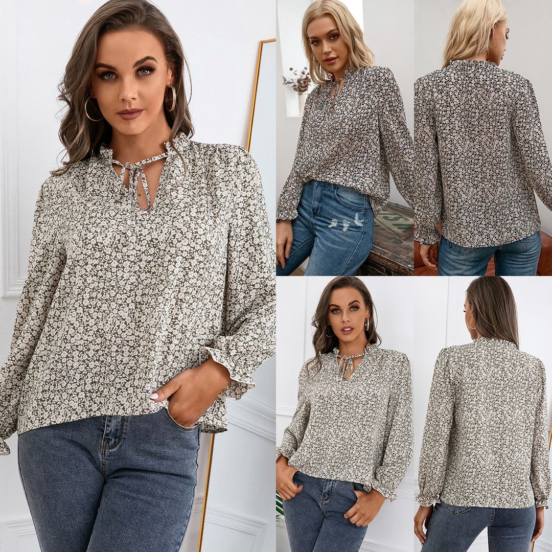 Damen Bluse mit Blumenmuster R&B