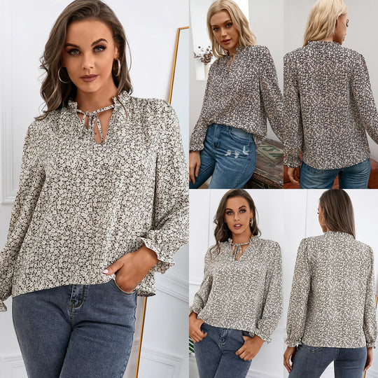 Damen Bluse mit Blumenmuster R&B