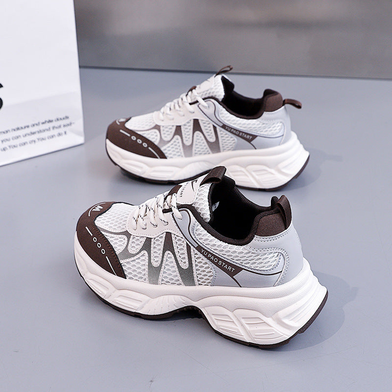 Damen Sportliche Sneakers mit atmungsaktivem Mesh-Obermaterial und dämpfendem Komfort R&B