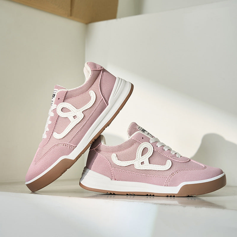 Damen Sportliche Sneaker mit atmungsaktiver Mesh-Oberfläche und rutschfester Sohle R&B
