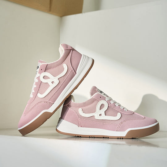 Damen Sportliche Sneaker mit atmungsaktiver Mesh-Oberfläche und rutschfester Sohle R&B