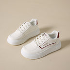 Damen Sportliche Plateau Sneakers R&B