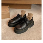 Damen Chunky Schnürschuhe mit robustem Plateau