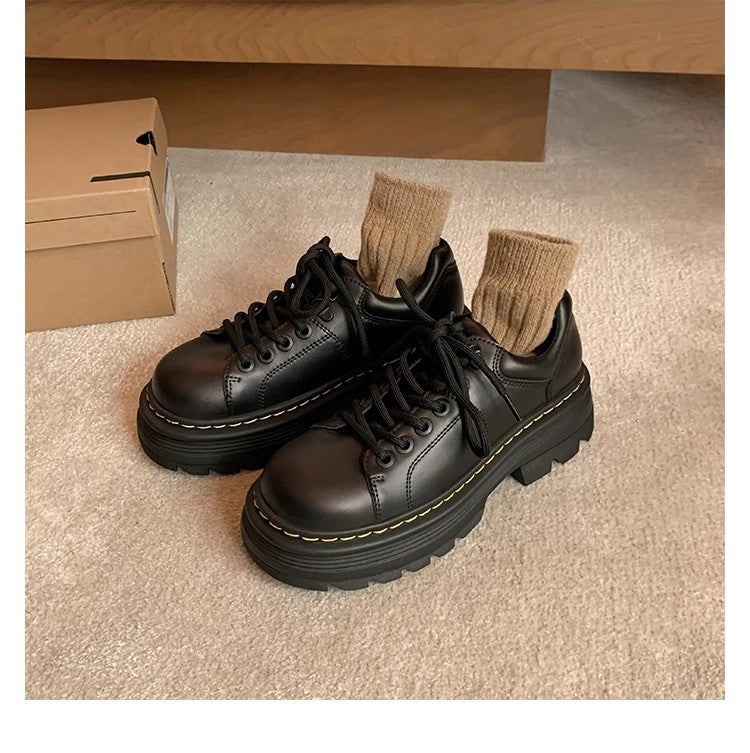 Damen Chunky Schnürschuhe mit robustem Plateau