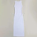 Damen Lange Strandkleid R&B