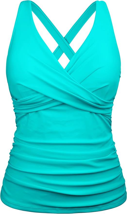 Damen Badeanzug mit Wickelschnitt und figurschmeichelndem Design R&B
