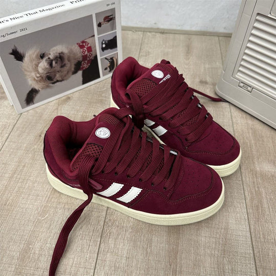 Damen Hochwertige Sneakers mit sportlichem Design und atmungsaktivem Futter R&B