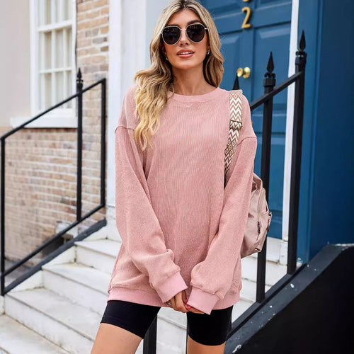 Damen lässiger Strickpullover im Oversized-Schnitt R&B