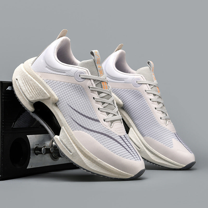 Damen sportliche Leichtathletik-Sneaker mit atmungsaktiver Mesh-Oberfläche