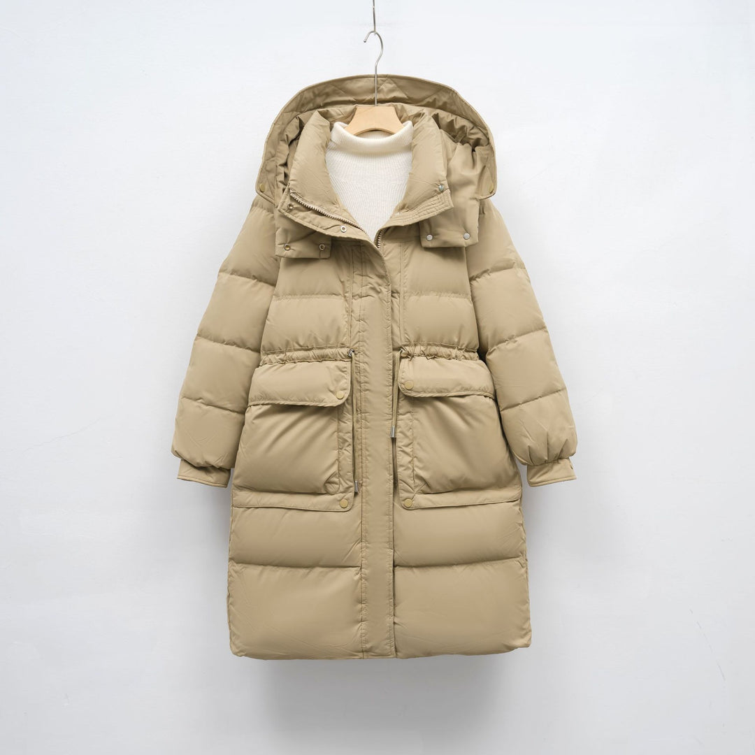 Damen isolierte Winterjacke mit verstellbarem Bund R&B