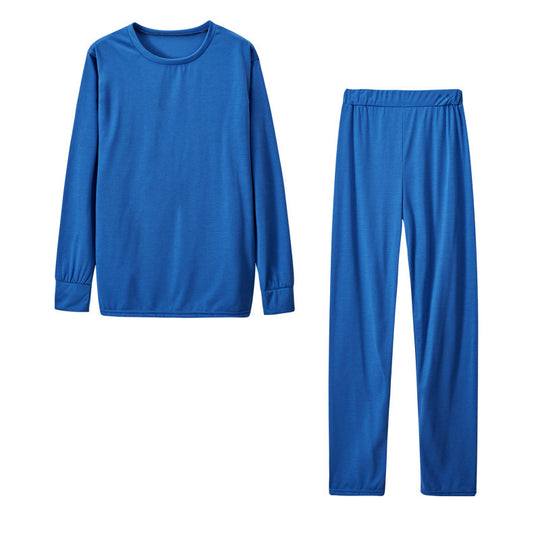 Damen Langarm Schlafanzug Set mit elastischen Hosen R&B