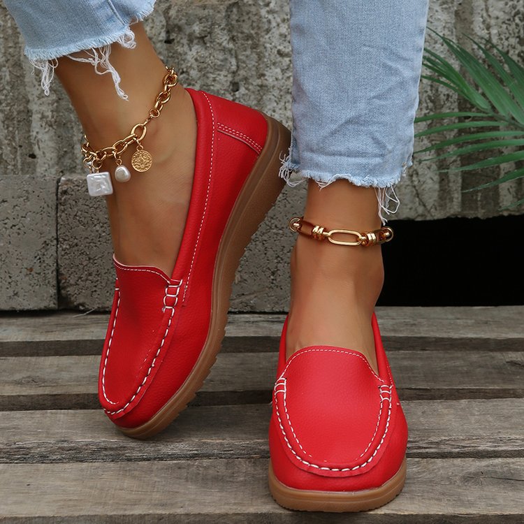 Damen elegante Mokassins mit trendigem Design und rutschfester Sohle R&B