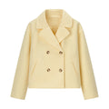 Damen elegante Übergangsjacke mit doppelter Knopfleiste und weichem Obermaterial R&B