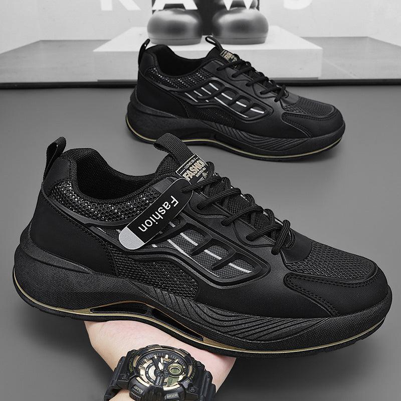 Damen Sportliche Sneakers mit atmungsaktiven Mesh-Einsätzen und stoßdämpfendem Sohlenprofil R&B