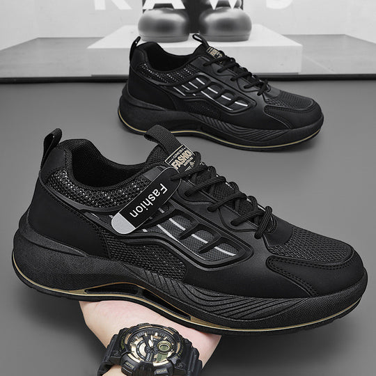 Damen Sportliche Sneakers mit atmungsaktiven Mesh-Einsätzen und stoßdämpfendem Sohlenprofil R&B