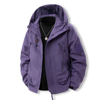 Herren funktionale Outdoor-Jacke mit verstellbarem Kapuzenbereich und atmungsaktiven Eigenschaften R&B