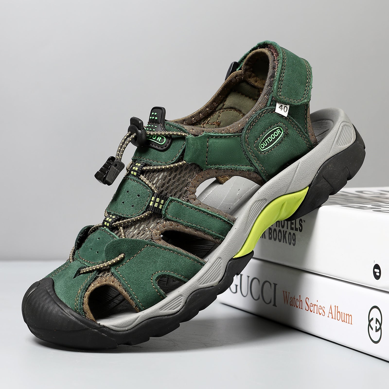 Herren Multifunktionale Outdoor-Sandalen mit verstellbarem Riemensystem R&B