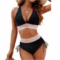 Damen Triangel-Bikini mit verstellbaren Riemen und moderner Rüschenoptik R&B