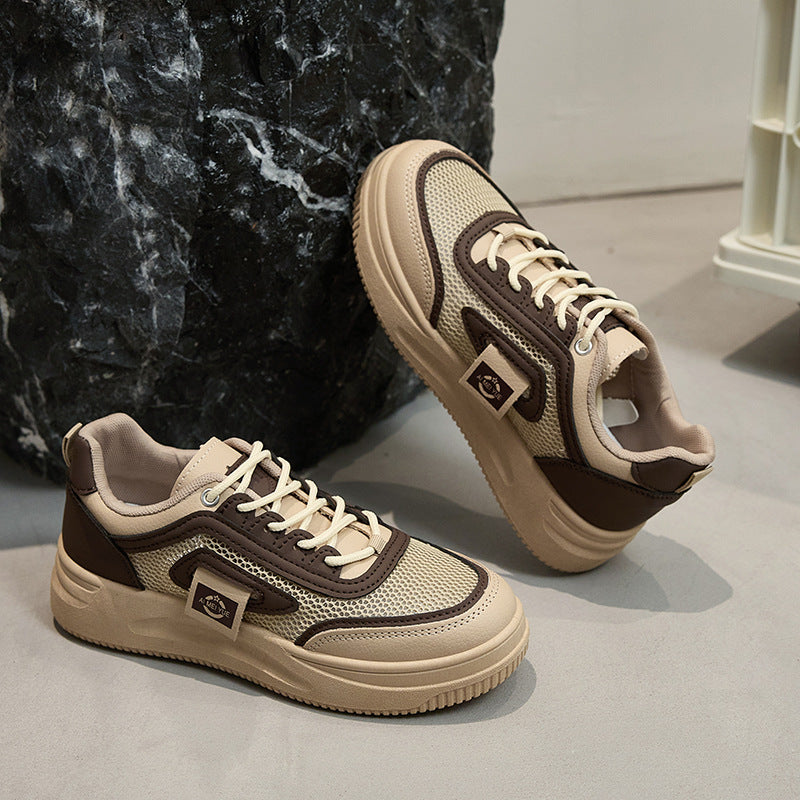 Damen Sportliche Sneakers mit atmungsaktiver Netzstruktur und robustem Sohlendesign R&B