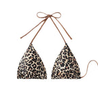 Damen Triangel-Bikini mit modischem Leopardenmuster R&B