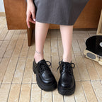 Damen Schnürschuhe mit robuster Plateausohle und modischem Design R&B