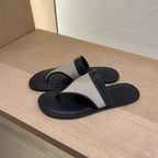 Damen bequeme Zehensteg-Sandalen mit ergonomischem Fußbett R&B