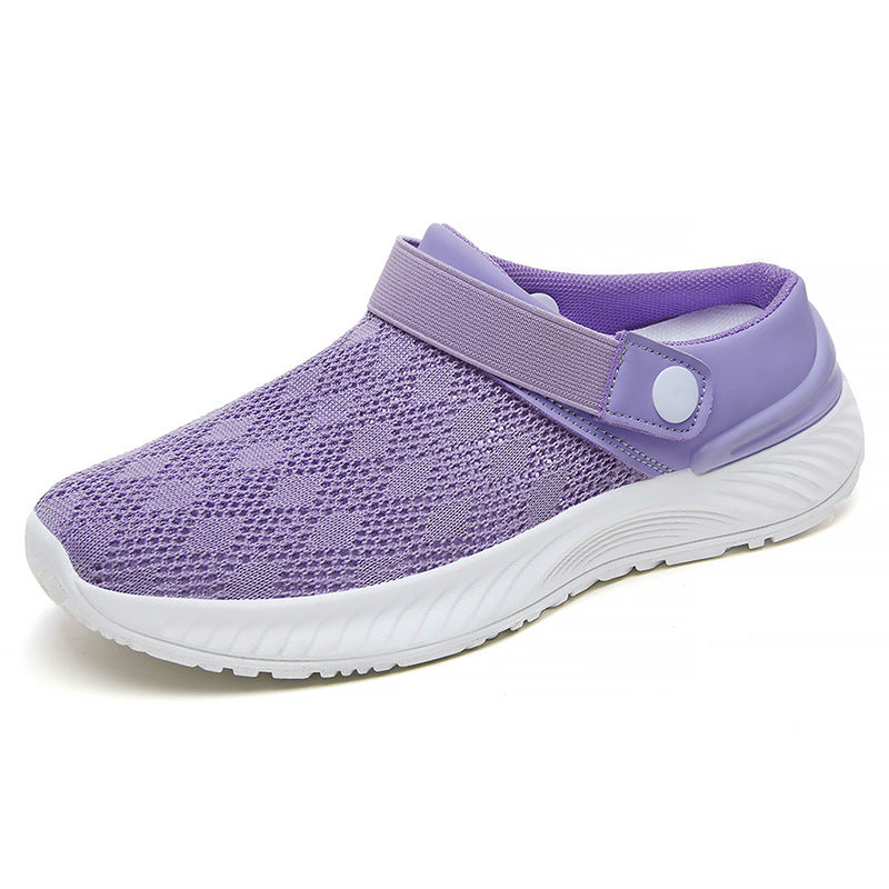 Damen Atmungsaktive Komfort-Schuhe mit elastischem Verschlusssystem