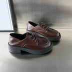 Damen Chunky Derby Schuhe mit bequemem Fußbett und modischem Design R&B