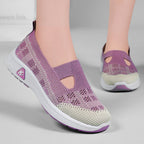 Damen Atmungsaktive und elastische Slip-On Freizeitschuhe R&B