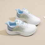 Damen Leichte Freizeitsneaker mit atmungsaktiven Mesh-Einsätzen und rutschfester Sohle R&B