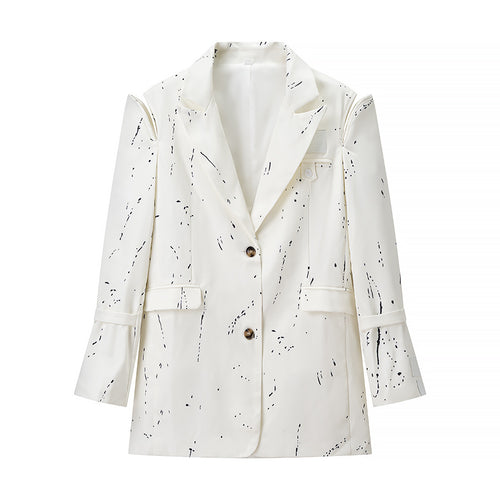 Damen trendiger Oversized-Blazer R&B